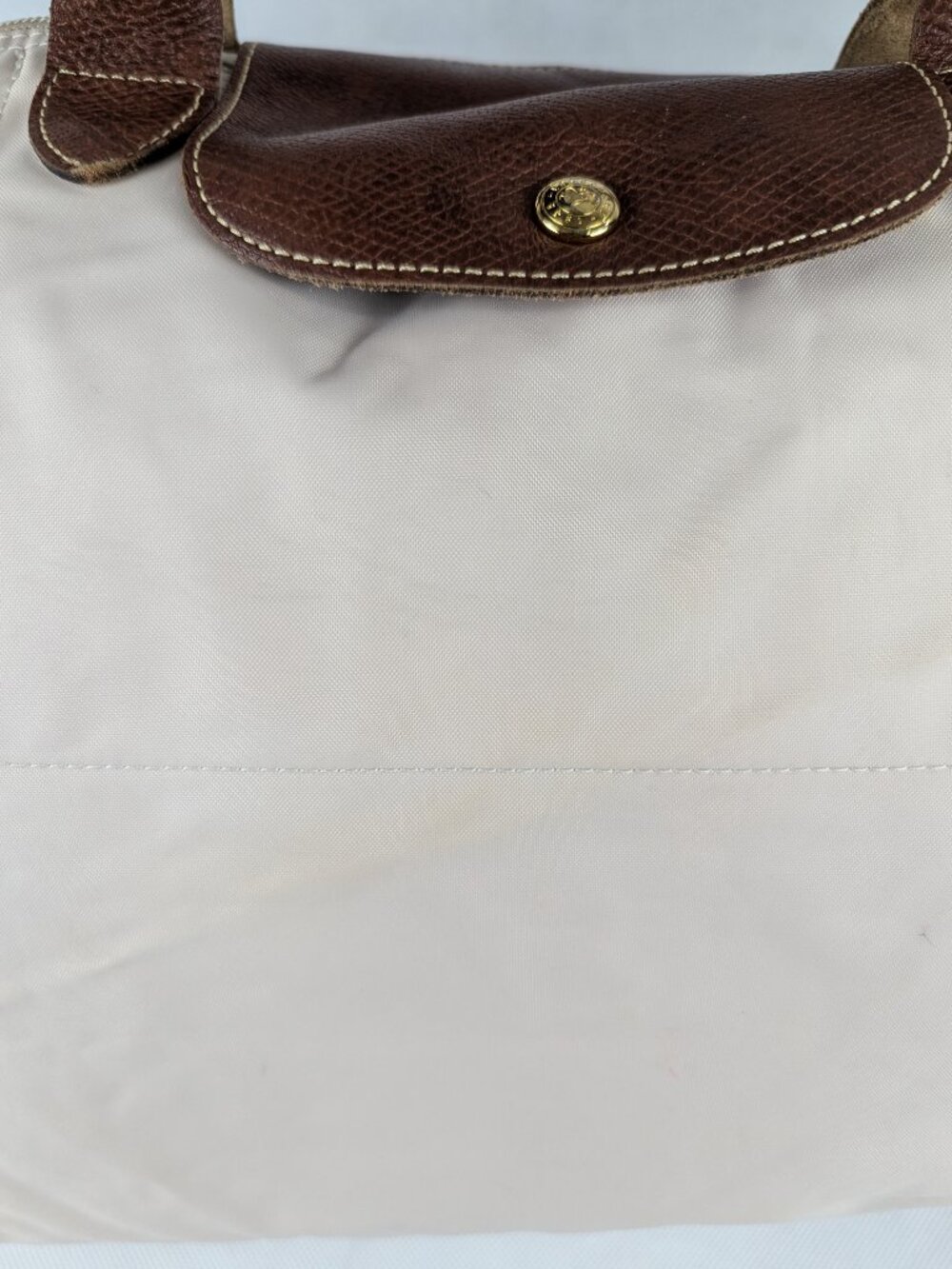 Longchamp Le Pliage Ivory Tote Bag – Used Gently – AUTHENTIC – Fast Shipping - Picture 12 of 16